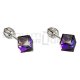 Kolczyki SWAROVSKI ELEMENTS 31030.5 heliotrope Kolczyki SWAROVSKI ELEMENTS 31030.5 heliotrope