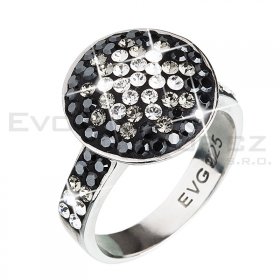 Pier�cionek SWAROVSKI ELEMENTS 35015.3 jet