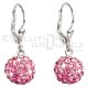 Kolczyki SWAROVSKI ELEMENTS 31109.3 rose