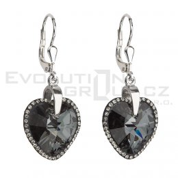 Kolczyki SWAROVSKI ELEMENTS 31148.3 silver night