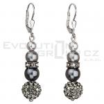 Kolczyki SWAROVSKI ELEMENTS 31149.3 grey