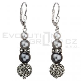 Kolczyki SWAROVSKI ELEMENTS 31149.3 grey