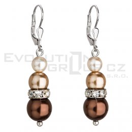 Kolczyki SWAROVSKI ELEMENTS 31150.3 brown