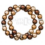 Bransoletka SWAROVSKI ELEMENTS 33065.3 brown