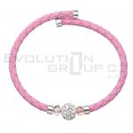 Bransoletka SWAROVSKI ELEMENTS 33073.3 lt.rose