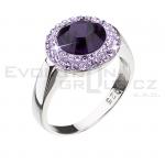 Piercionek SWAROVSKI ELEMENTS 35025.3 purple velvet